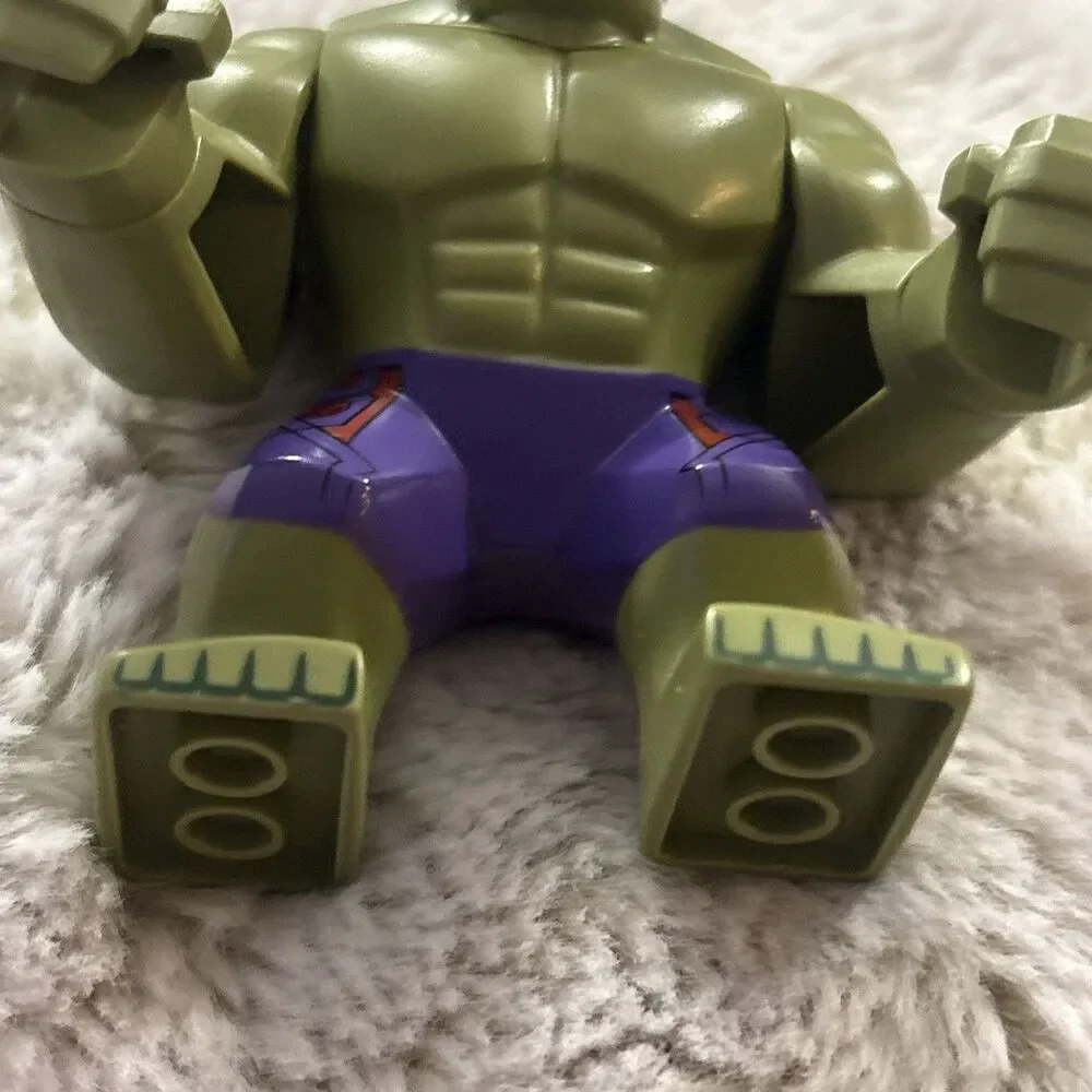 LEGO Hulk Minifigure 2015 Marvel Avengers Age of Ultron 76031 Purple Pants-RARE